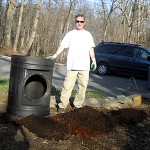 Pouring out Compost
