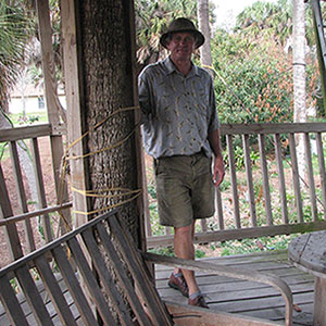 John In His Tree House