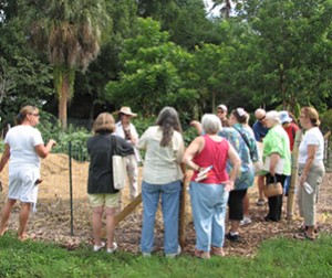 Composting Class Gathered At The Garden